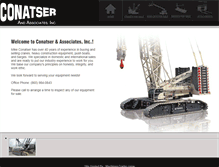 Tablet Screenshot of conatsercranes.com
